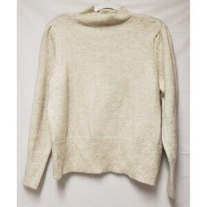 Marled Women’s Turtleneck Sweater Oatmeal Knit Pullover Size XL NWOT